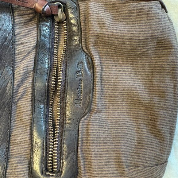 Massimo Dutti Genuine Leather Crossbody Bag – Dark Brown – Boho Vintage Style - Picture 11 of 15